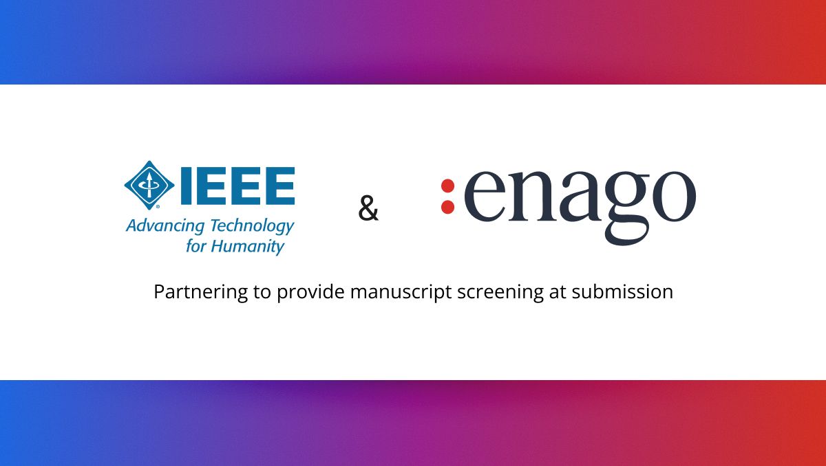 IEEE and Enago partner to provide bespoke technology for manuscript checking